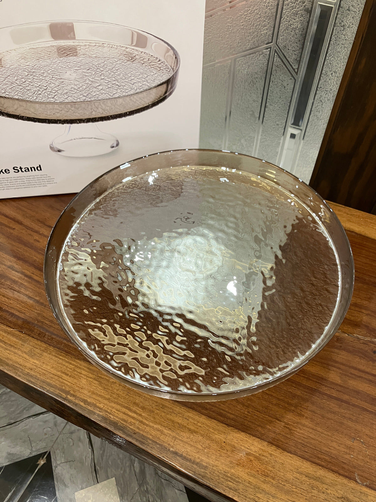 Danny Home Glass Cake Dish