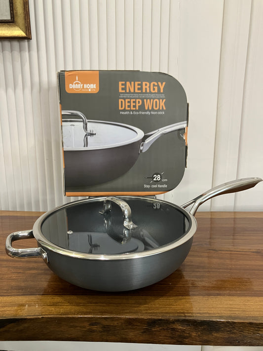 Danny Home Aluminium Non-Stick Energy Wok 28cm