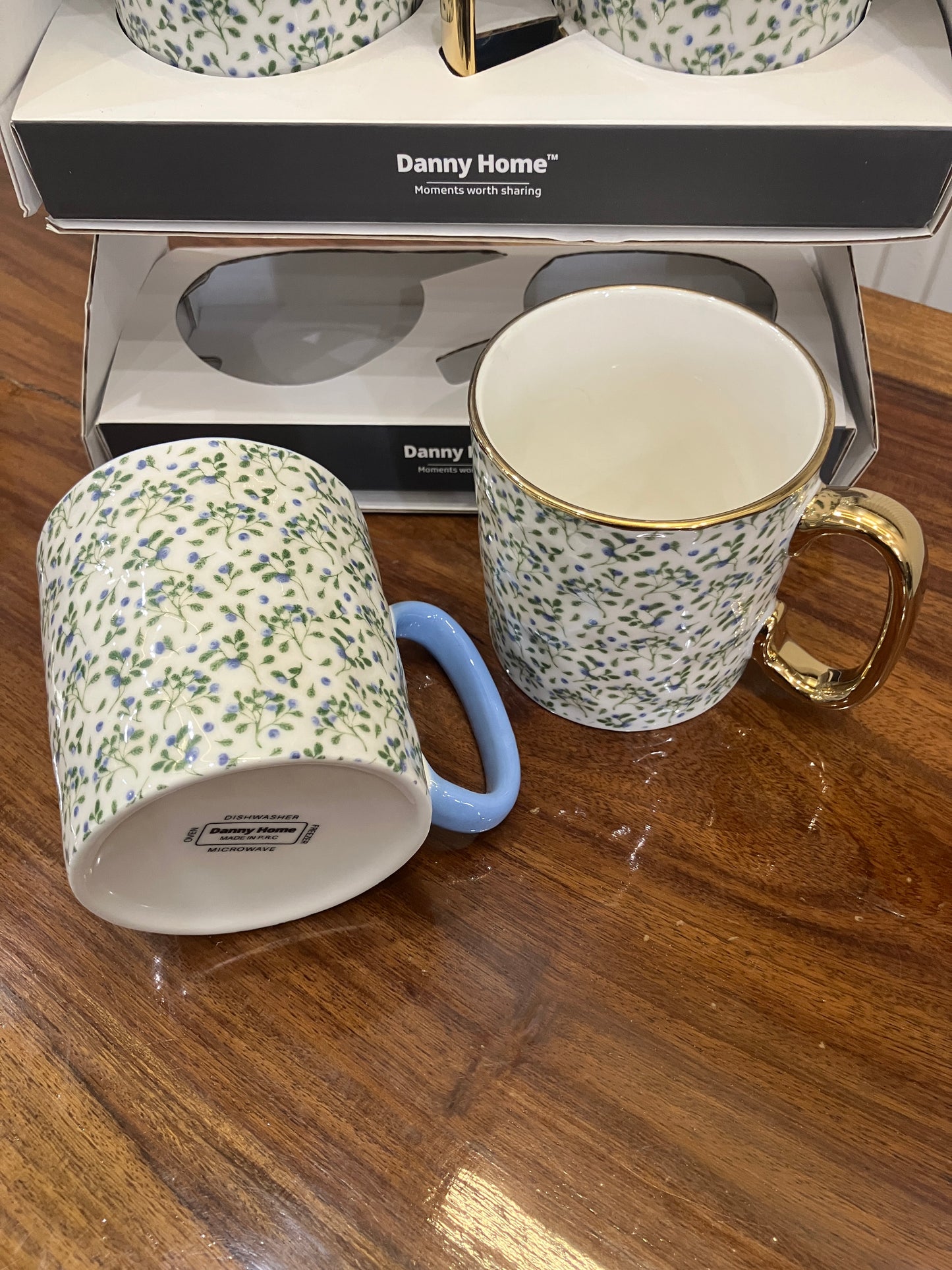 Danny Home Porcelain Mug 2Pcs