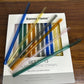 Danny Home Multicolour Glass Straw 13Pcs