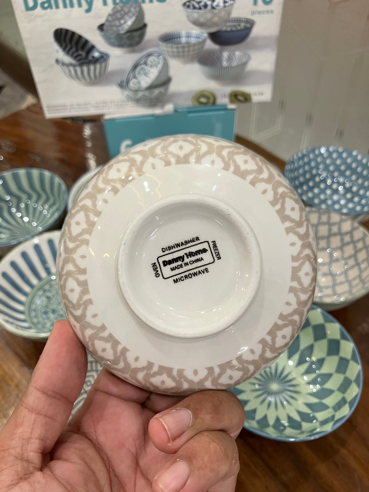 Danny Home Sea Green Sweet Bowl 10Pcs