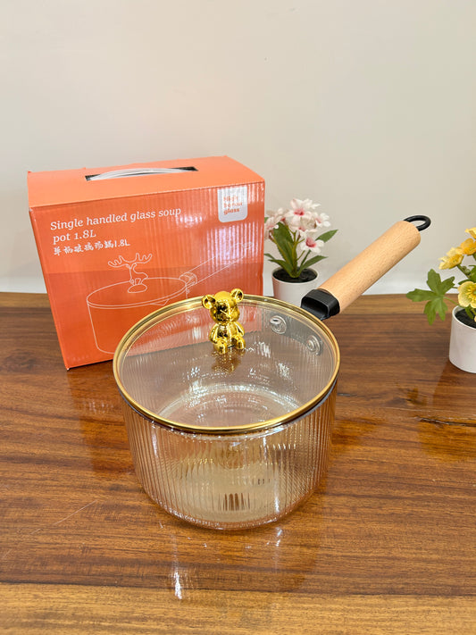 Glass Sauce Pan 16cm