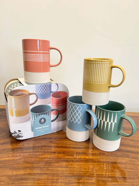 Danny Home Cylinder Mugs 4Pcs