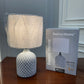 Danny Home Dark Grey Ceramic Table Lamp 1Pcs