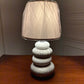 Danny Home Grey Stone Ceramic Lamp 1Pcs