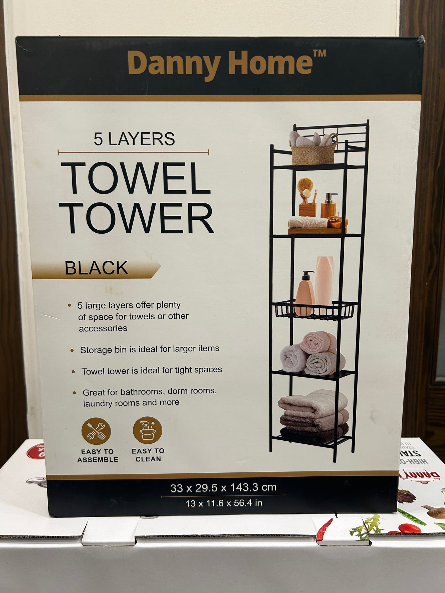 Danny Home 5 Layer Towel Tower