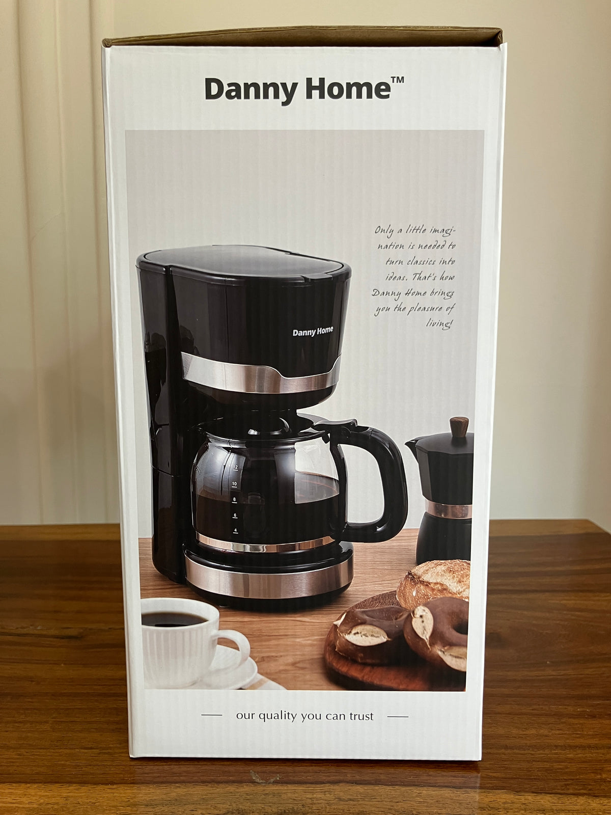 Danny Home Classical Electric Coffee Maker 1.5L