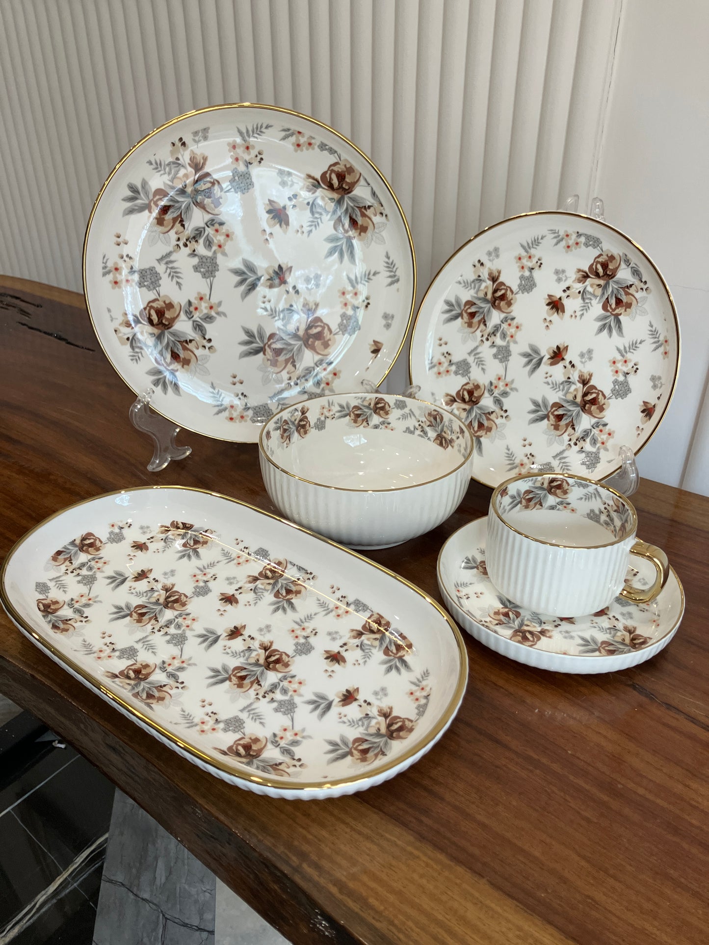 Danny Home Autumn Gold Breakfast Set 32Pcs