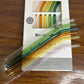 Danny Home Multicolour Glass Straw 7Pcs