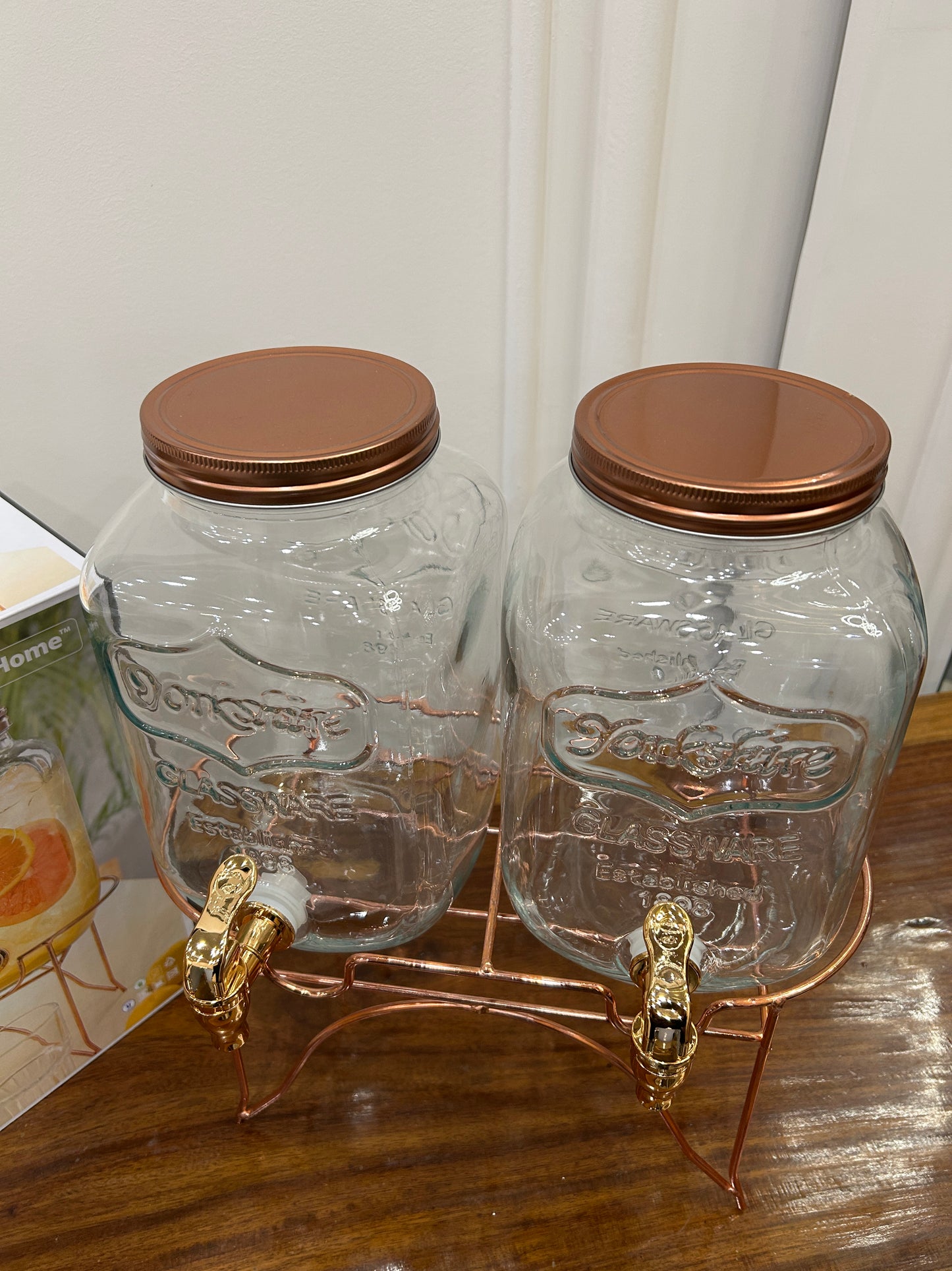 Danny Home Drinks Dispenser Golden 2Pcs