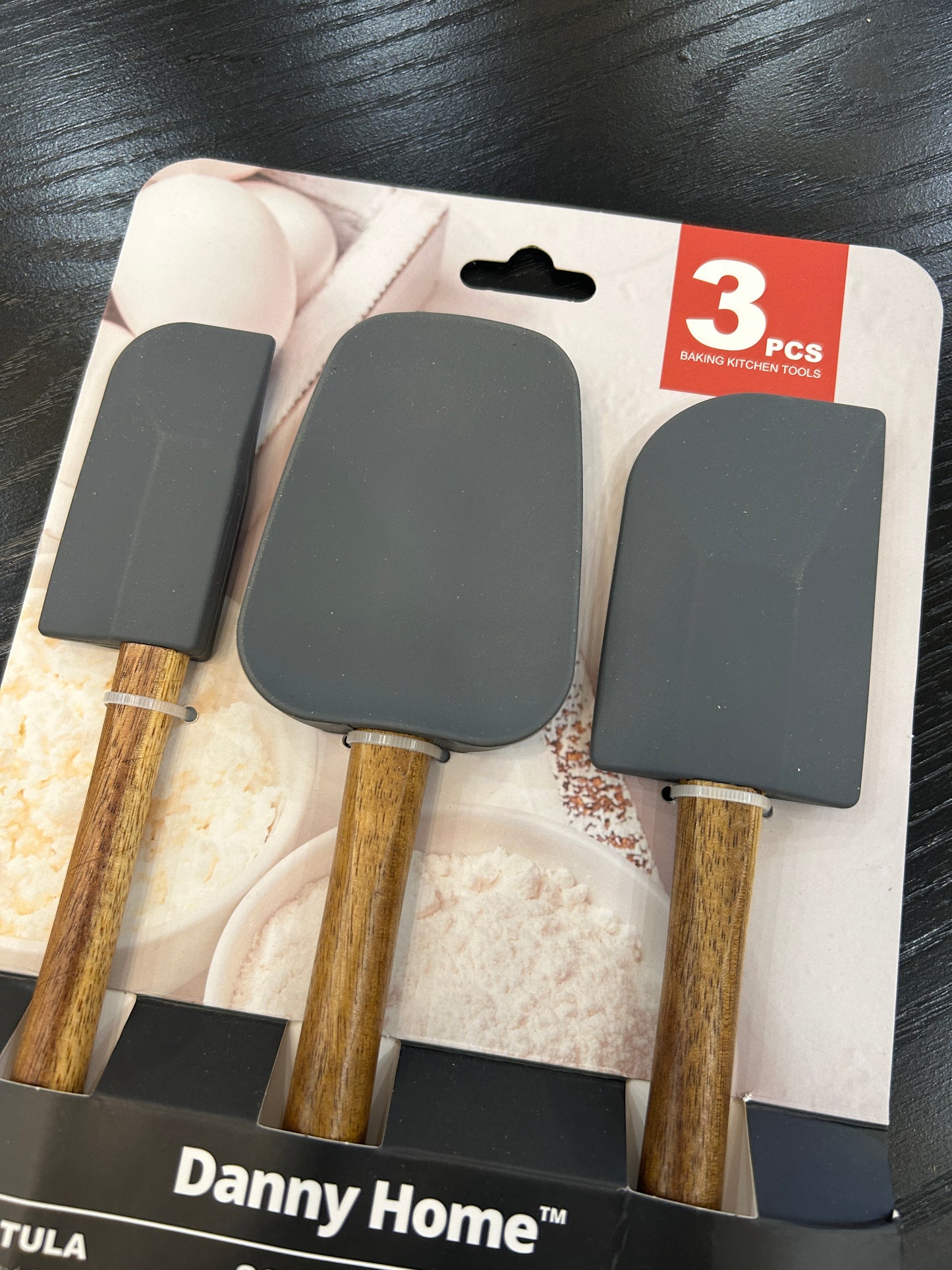 Danny Home Silicone Baking Spatula 3Pcs