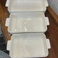 Danny Home White Porcelain Bakeware Casserole 3Pcs