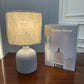 Danny Home Beige Ceramic Table Lamp 1Pcs