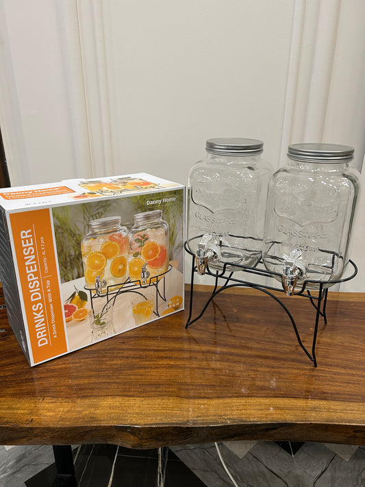 anny Home Drinks Dispenser Silver 2Pcs