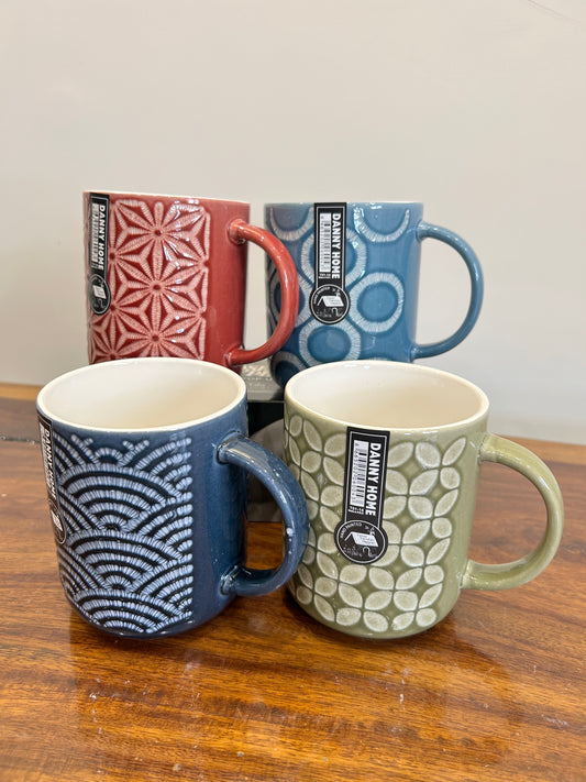 Danny Home Symmetry Mugs 4Pcs