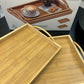 Danny Home Bamboo Tray Set 2Pcs