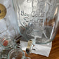 Danny Home Glass Dispenser & Mason Jars 5Pcs