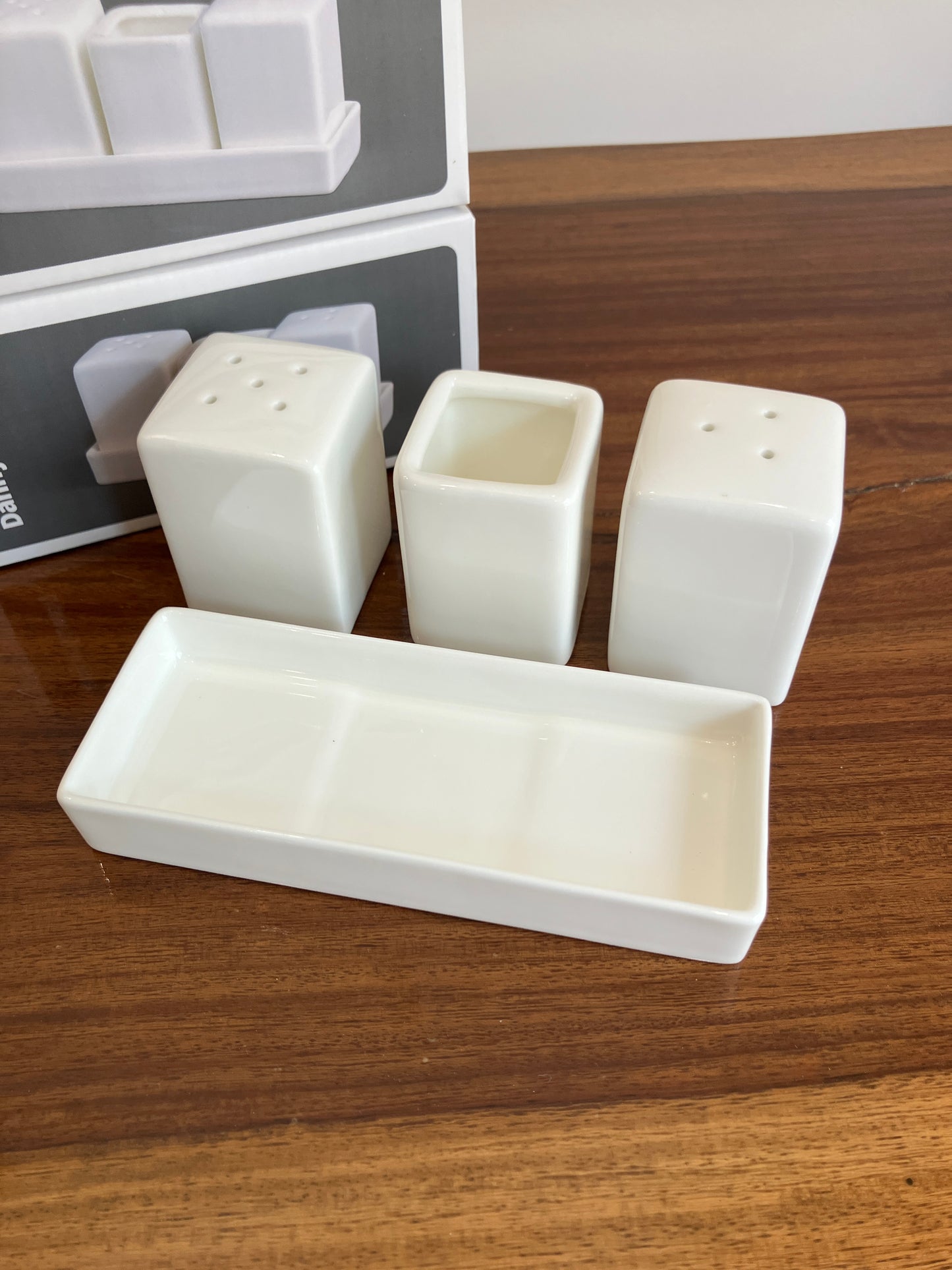 Danny Home Cube Salt & Pepper Set 4Pcs