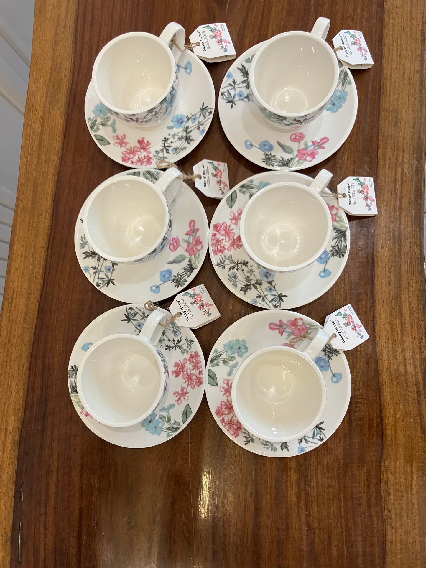Danny Home Cup Saucer Set 6Pcs