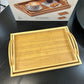 Danny Home Bamboo Tray Set 2Pcs