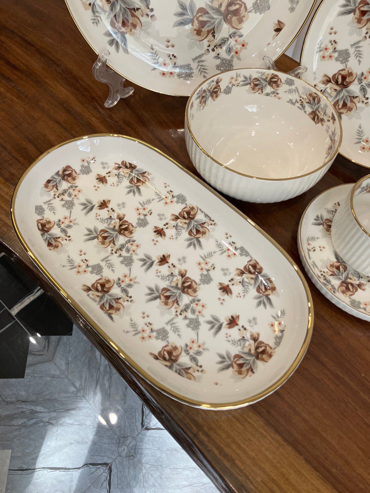 Danny Home Autumn Gold Breakfast Set 32Pcs