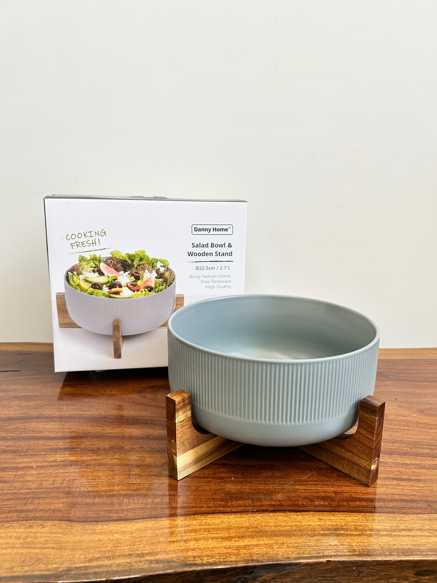Danny Home Salad Bowl With Stand