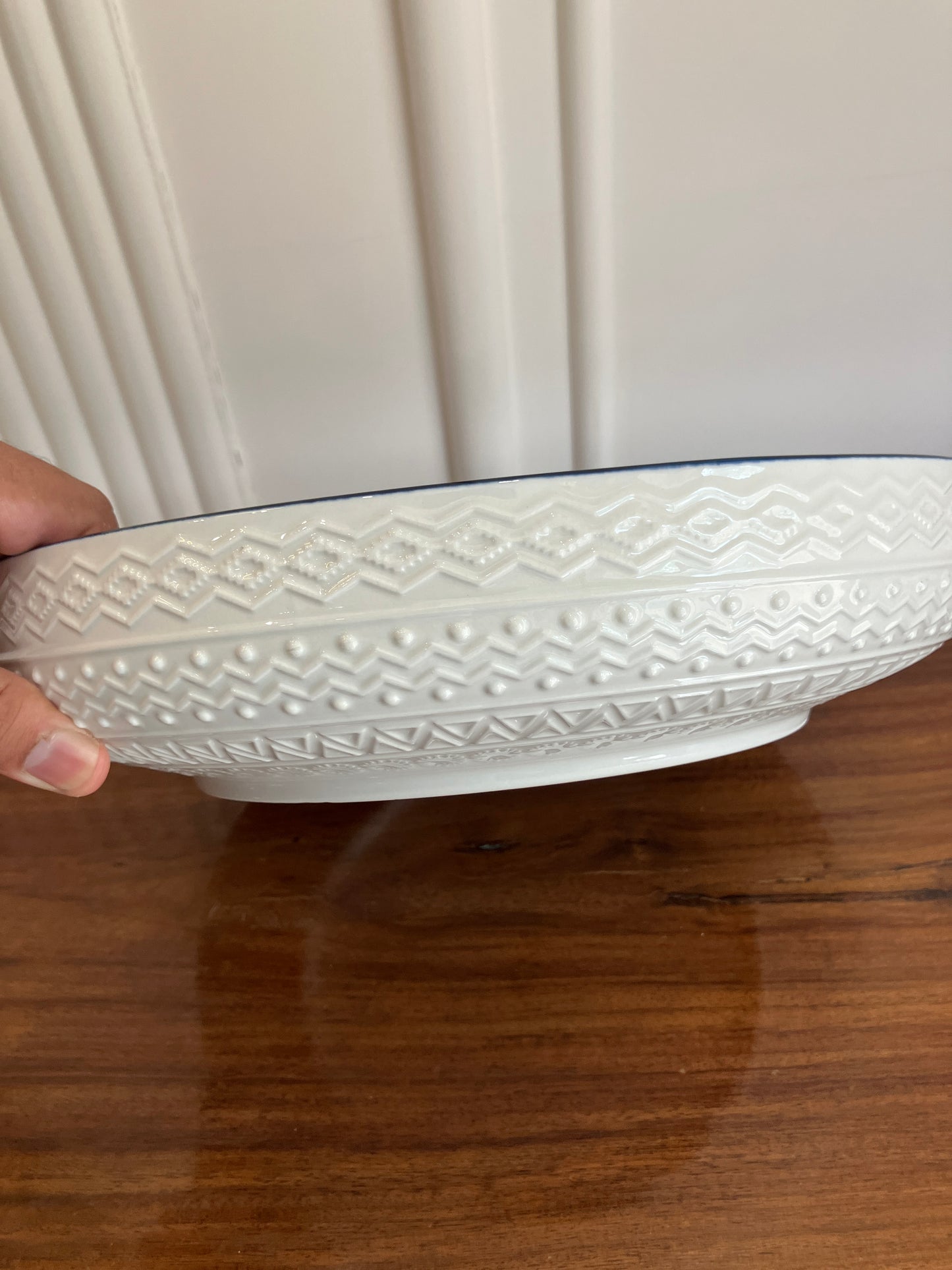 Danny Home Ceramic Serving Thaal 1Pcs