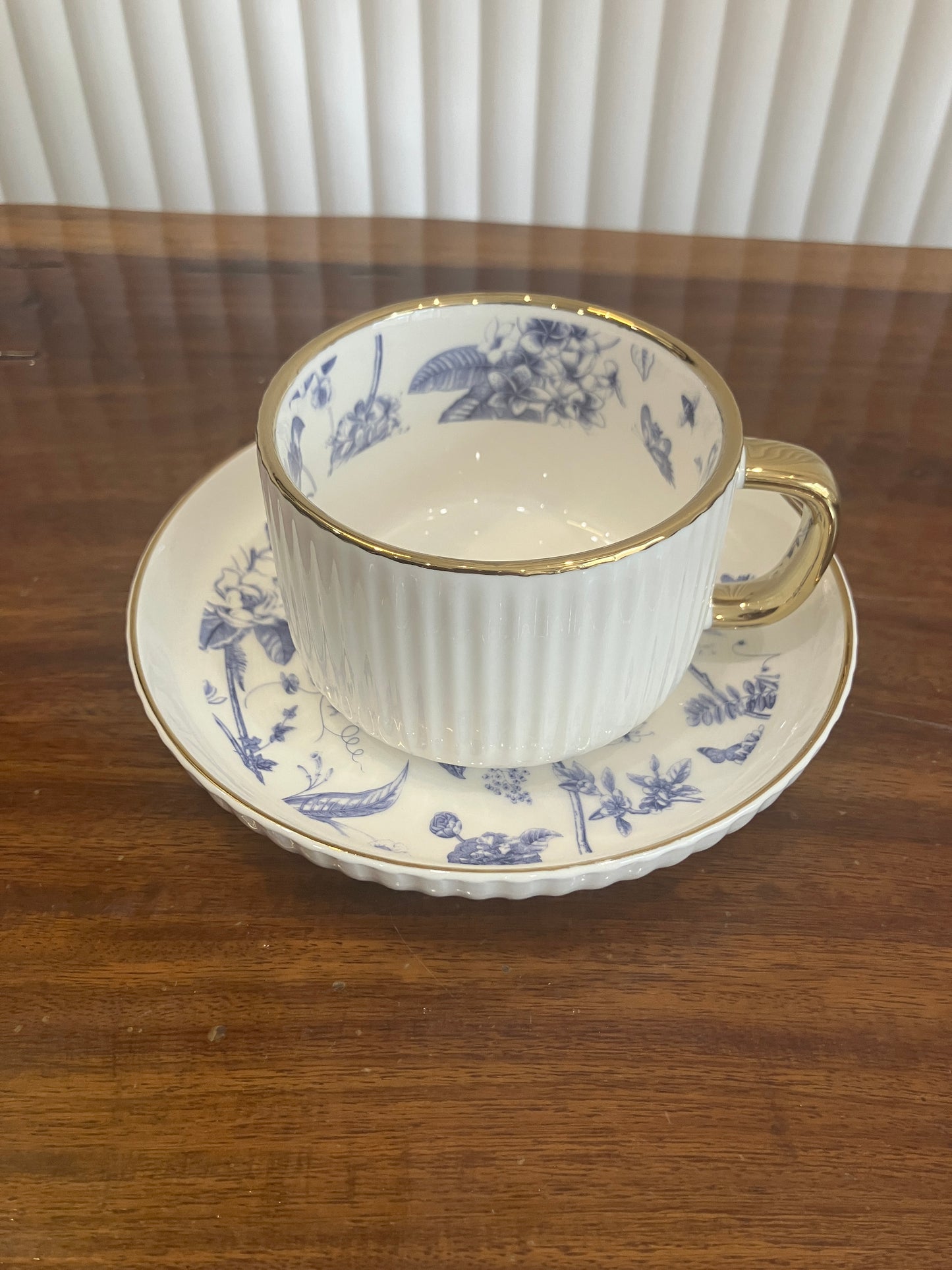 Danny Home Blue Gold Breakfast Set 32Pcs