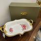 Angela Pink Rose Porcelain Dish 1Pcs