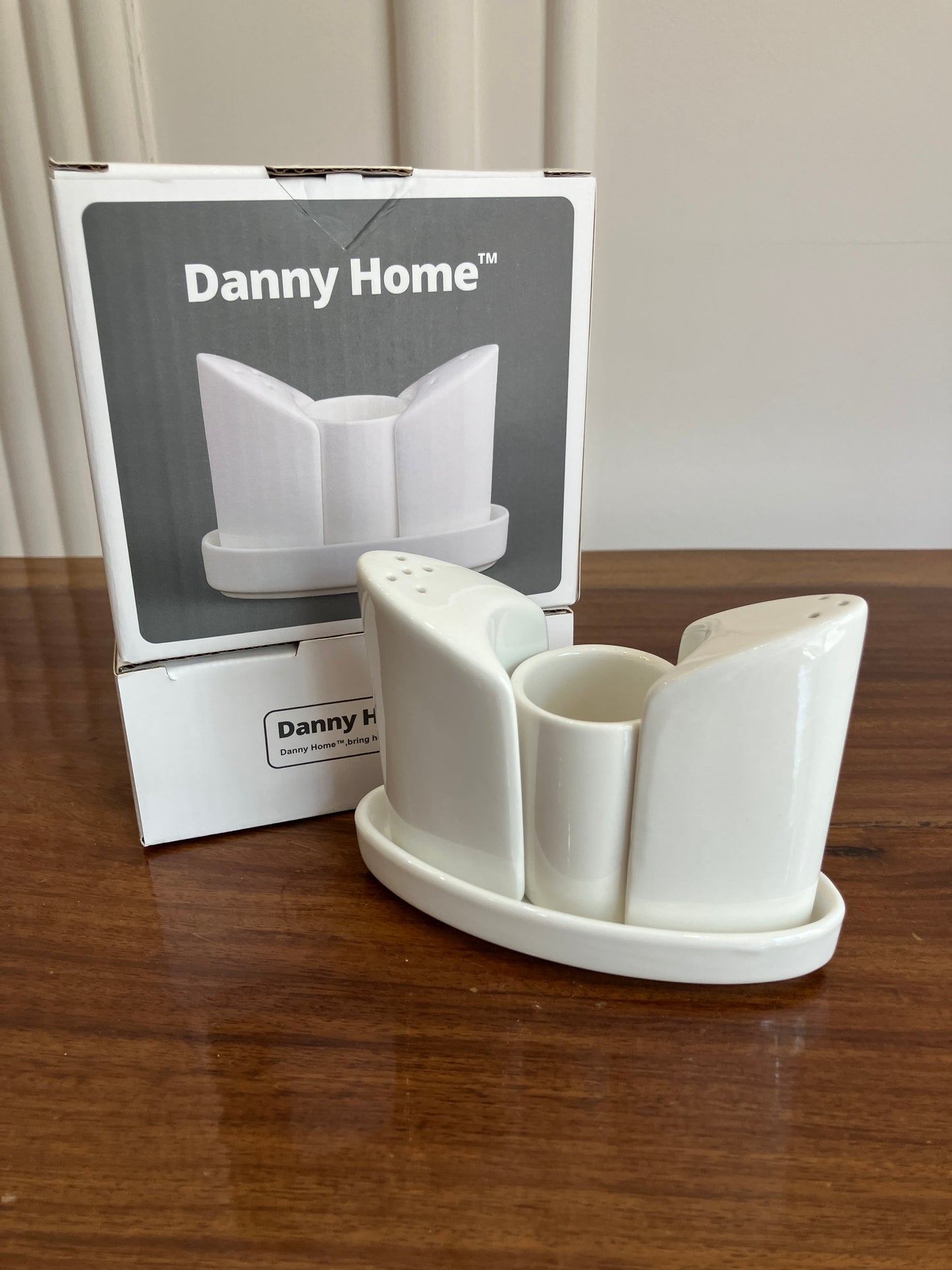 Danny Home Oval Salt & Pepper Set 4Pcs