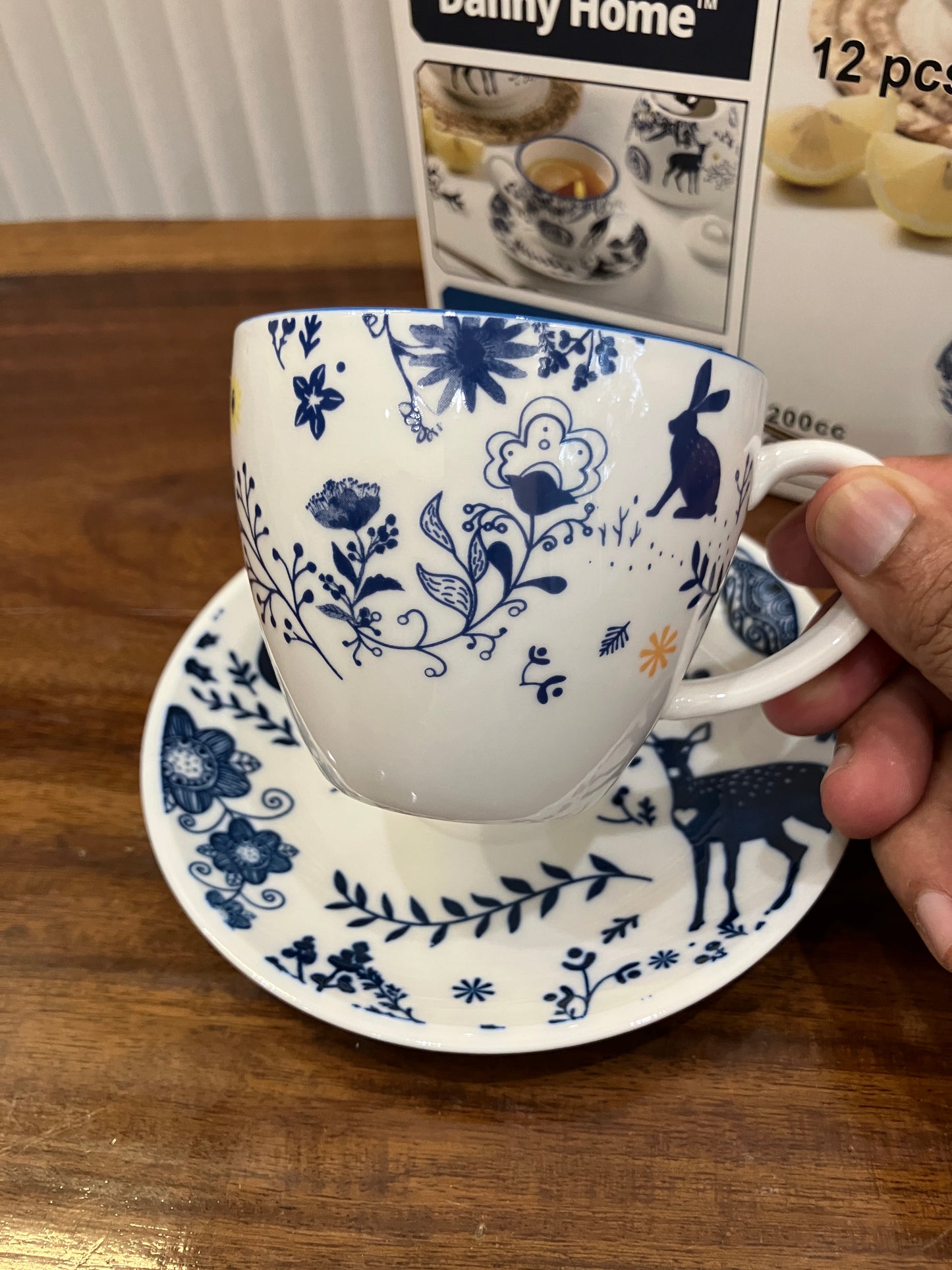 Danny Home Cup Saucer Set 6Pcs