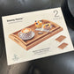 Danny Home Bamboo Tray Set 2Pcs