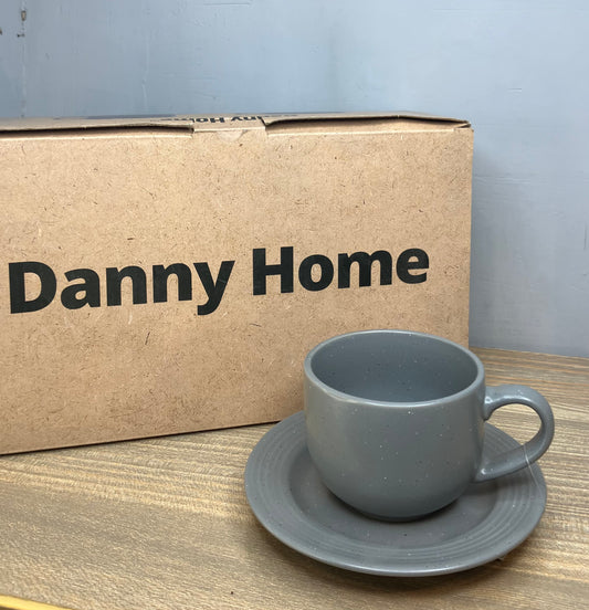 Danny Home Cups and Saucer 6Pcs