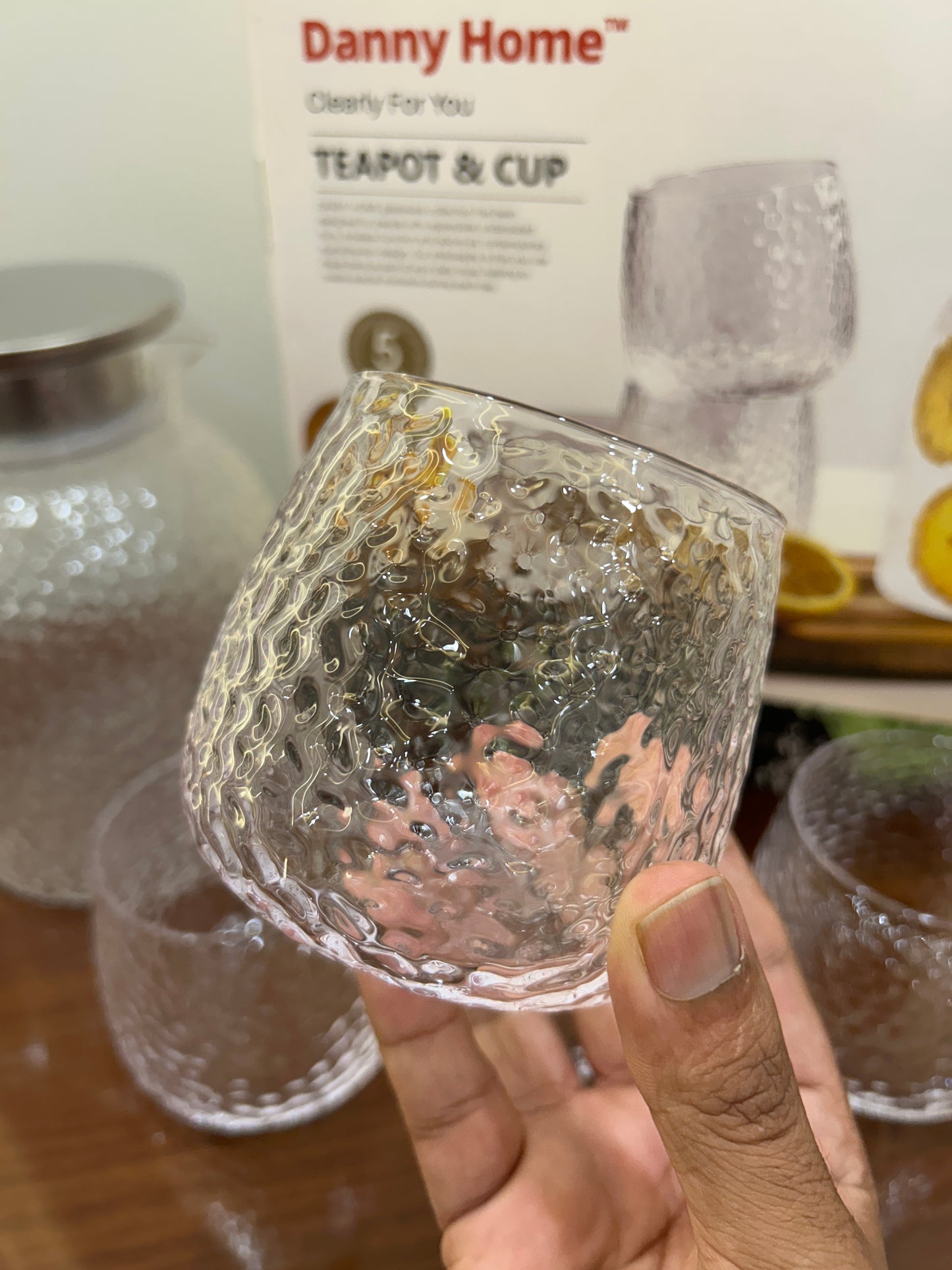 Danny Home Hammered Texture Water Set 5Pcs