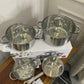 Danny Home Stainless Steel Cookware Set 7Pcs