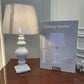 Danny Home Ceramic White Lamp 1Pcs