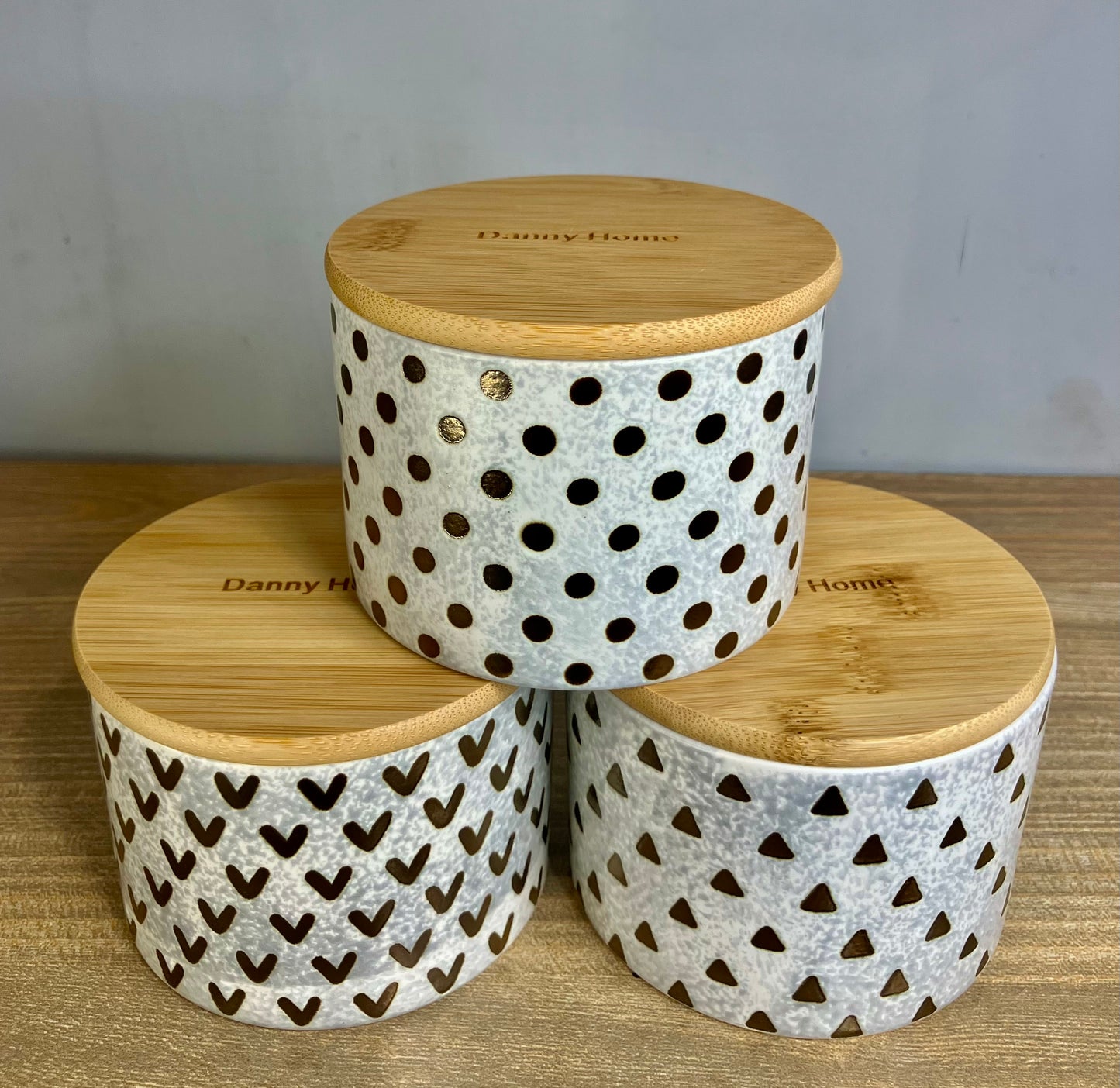 Danny Home Storage Jars 3Pcs