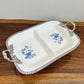 Angela Blue Rose Dish 1Pcs