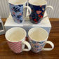 Danny Home Floral Printed Mug 4Pcs