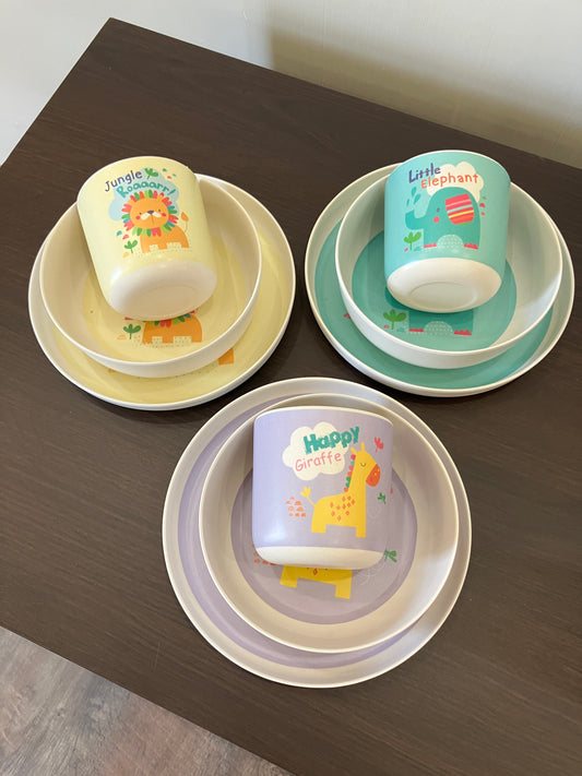 Danny Home Kids Bamboo Tableware 3Pcs