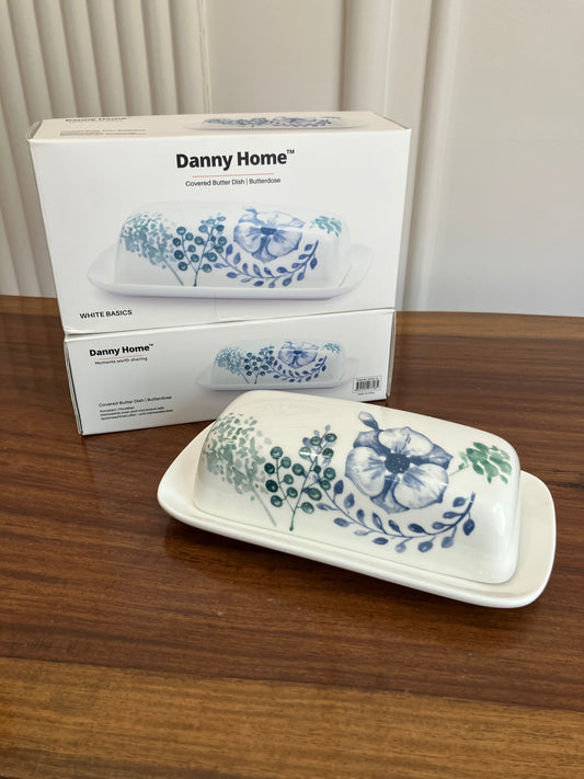 Danny Home Butter Dish Floral 1Pcs