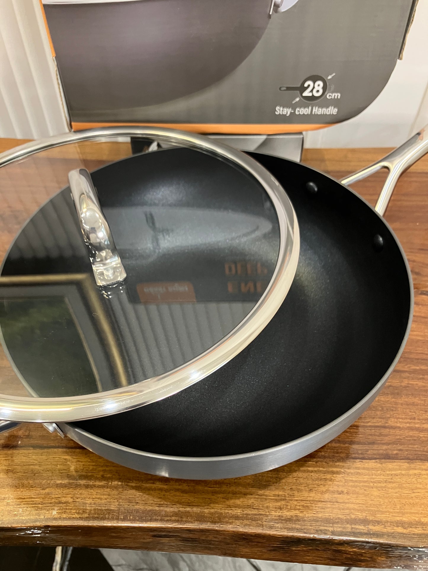 Danny Home Aluminium Non-Stick Energy Wok 28cm