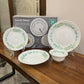 Danny Home Opal Forest Green Dinner Set 24Pcs