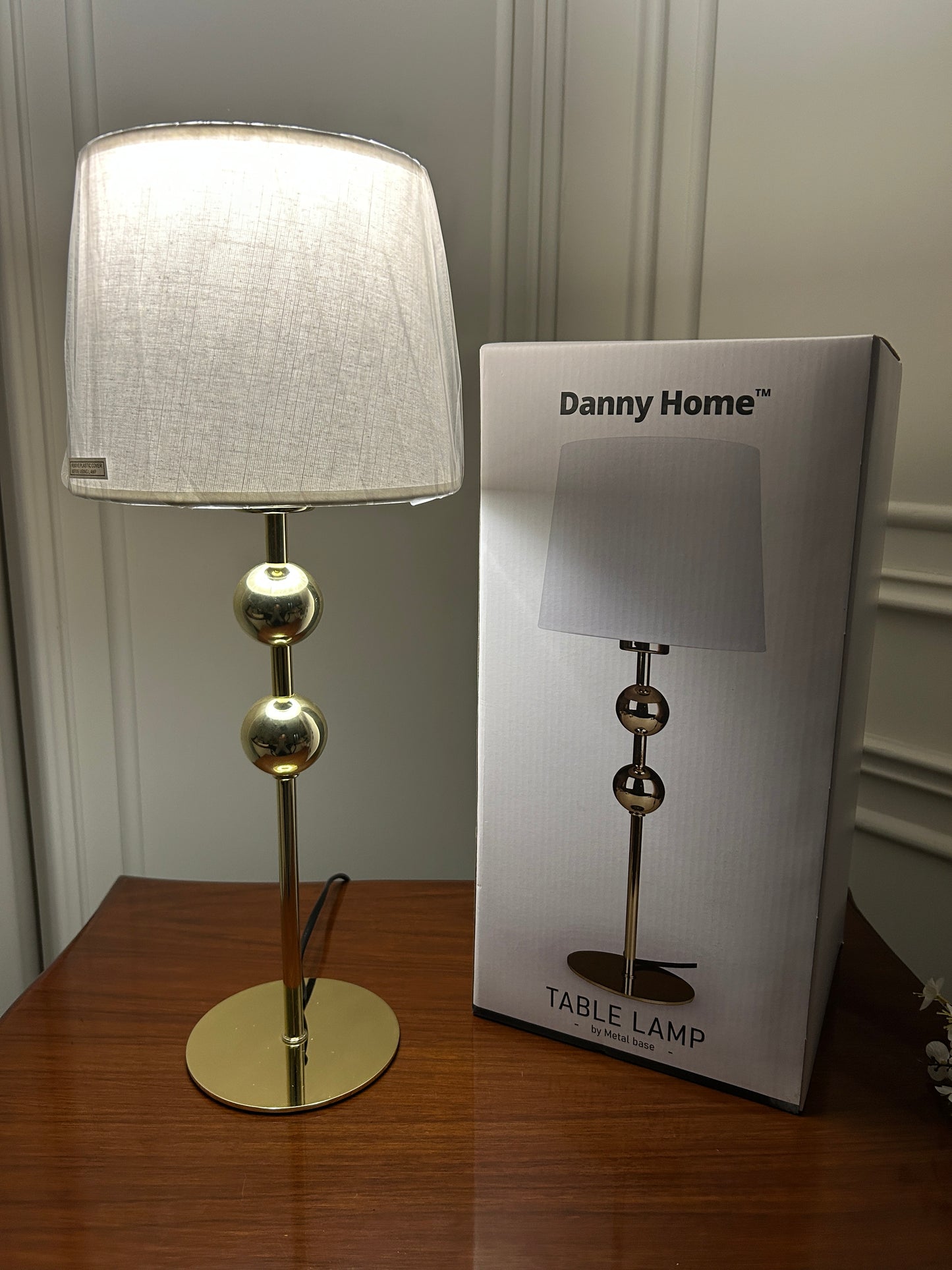 Danny Home Gold Metal Lamp 1Pcs