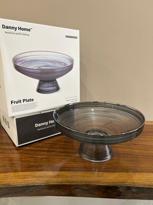 Danny Home Eclipse Glass Fruit Plate (Large)