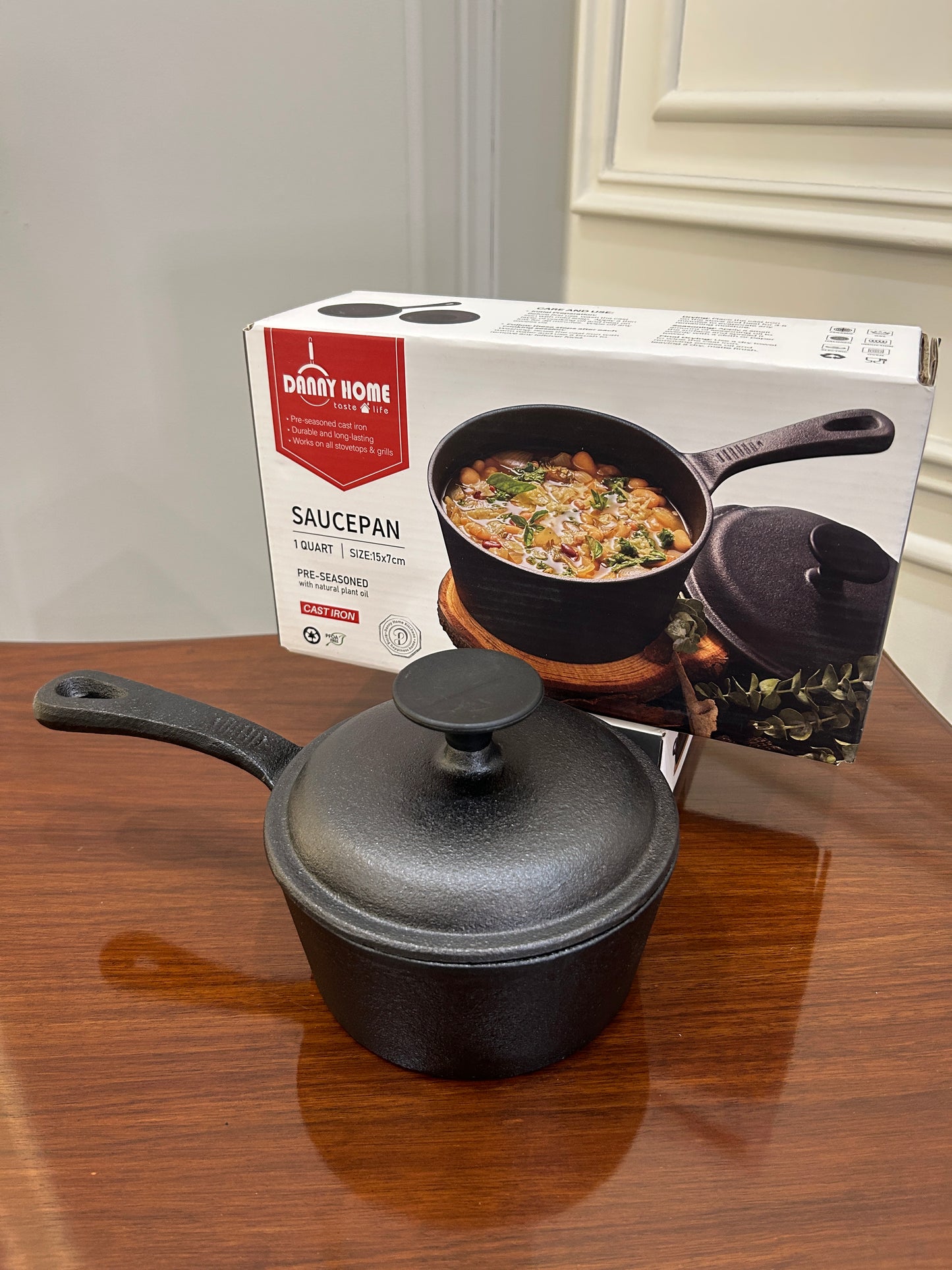 Danny Home Cast-Iron Sauce Pan 1Pcs