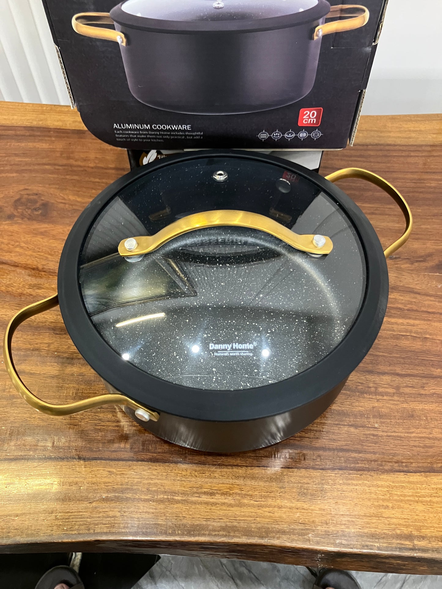 Danny Home Aluminium Non-Stick Casserole 2.7L
