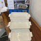 Danny Home White Porcelain Bakeware Casserole 3Pcs
