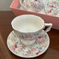 Premium Vintage Petal Cup Saucer Set 12Pcs