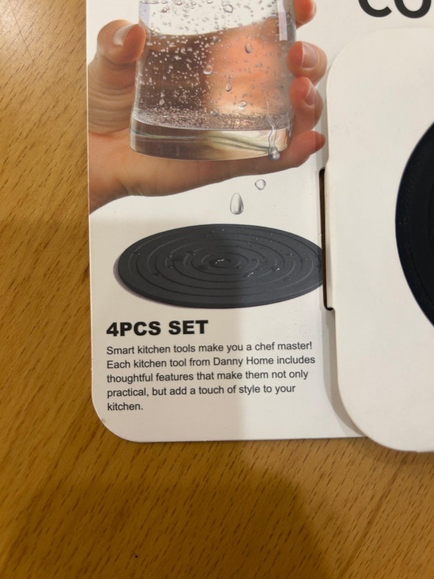 Danny Home Rubber Coaster 4Pcs